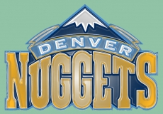 Denver Nuggets Plastic Effect Logo heat sticker