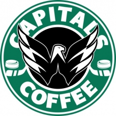 Washington Capitals Starbucks Coffee Logo custom vinyl decal