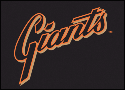 San Francisco Giants 2001-2006 Batting Practice Logo heat sticker