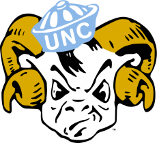 North Carolina Tar Heels 1954-1967 Primary Logo custom vinyl decal