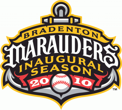 Bradenton Marauders 2010 Special Event Logo heat sticker