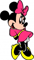 Minnie Mouse Logo 01 heat sticker
