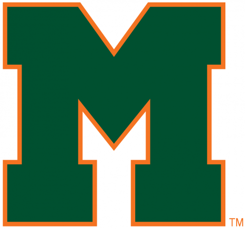 Miami Hurricanes 1940-1964 Primary Logo heat sticker