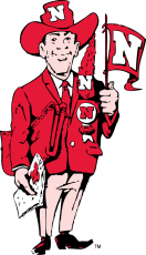 Nebraska Cornhuskers 1962-1973 Mascot Logo heat sticker