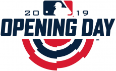 MLB Opening Day 2019 Logo heat sticker