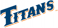 Cal State Fullerton Titans 1992-2009 Wordmark Logo 03 heat sticker