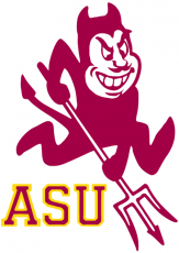 Arizona State Sun Devils 1980-2010 Alternate Logo heat sticker