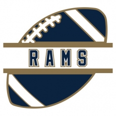 Football Los Angeles Rams Logo heat sticker