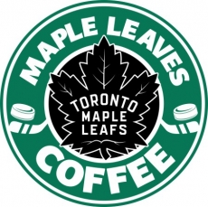 Toronto Maple Leafs Starbucks Coffee Logo heat sticker
