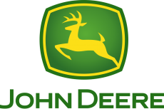 John Deere brand logo 02 custom vinyl decal