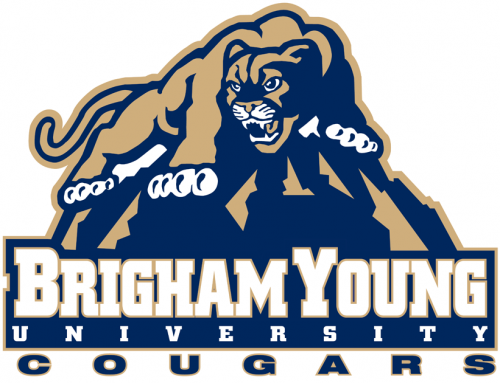 Brigham Young Cougars 1999-2004 Alternate Logo 02 custom vinyl decal