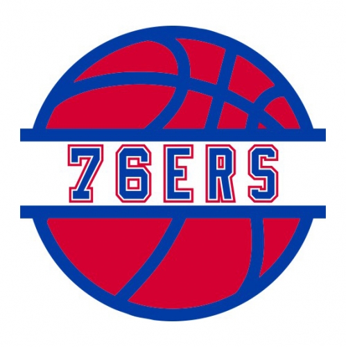 Basketball Philadelphia 76ers Logo custom vinyl decal