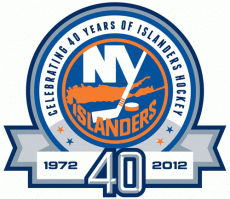 New York Islanders 2011 12 Anniversary Logo custom vinyl decal