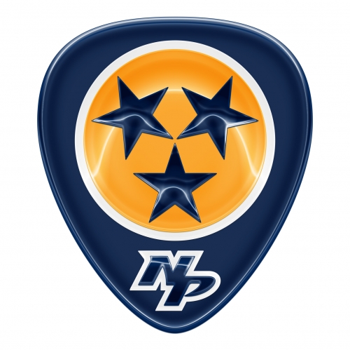 Nashville Predators Crystal Logo heat sticker