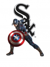 Chicago White Sox Captain America Logo custom vinyl decal