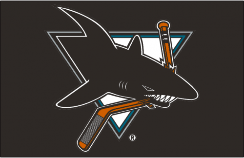 San Jose Sharks 2001 02-2006 07 Jersey Logo custom vinyl decal