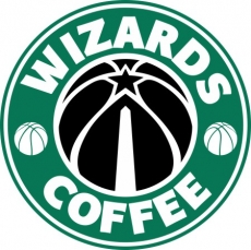 Washington Wizards Starbucks Coffee Logo custom vinyl decal