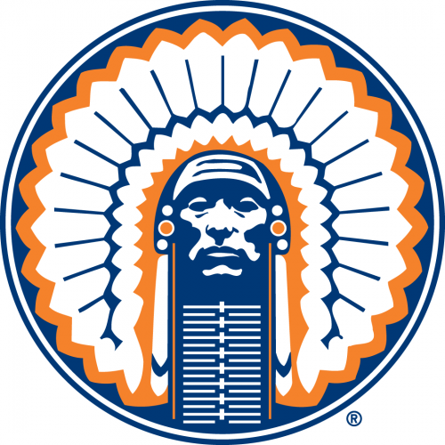 Illinois Fighting Illini 1989-2003 Primary Logo heat sticker