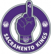 Number One Hand Sacramento Kings logo custom vinyl decal