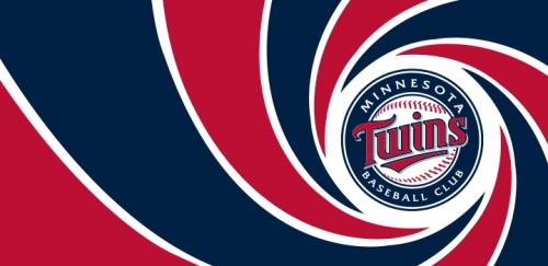 007 Minnesota Twins logo heat sticker