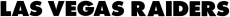Las Vegas Raiders 2020-Pres Wordmark Logo 02 custom vinyl decal