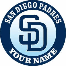 San Diego Padres Customized Logo heat sticker