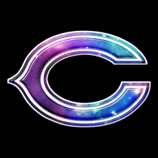 Galaxy Chicago Bears Logo heat sticker
