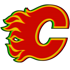 Phantom Calgary Flames logo heat sticker