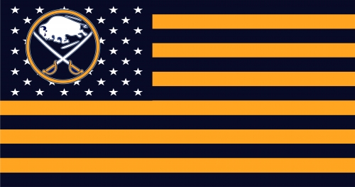 Buffalo Sabres Flag001 logo heat sticker