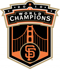 San Francisco Giants 2010 Champion Logo custom vinyl decal