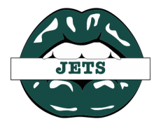 New York Jets Lips Logo heat sticker