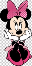 Minnie Mouse Logo 16 heat sticker