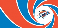 007 Oklahoma City Thunder logo custom vinyl decal