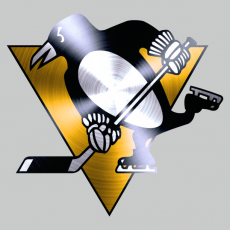 Pittsburgh Penguins Stainless steel logo heat sticker