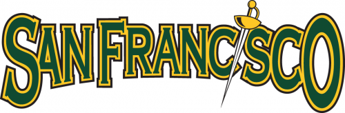 San Francisco Dons 2001-2011 Wordmark Logo custom vinyl decal