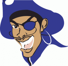 Hampton Pirates 1997-2001 Primary Logo custom vinyl decal