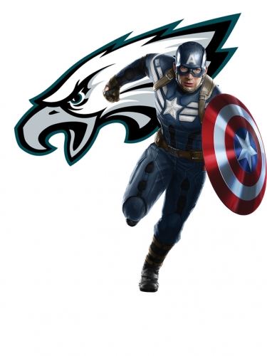 Philadelphia Eagles Captain America Logo custom vinyl decal