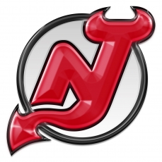 New Jersey Devils Crystal Logo heat sticker