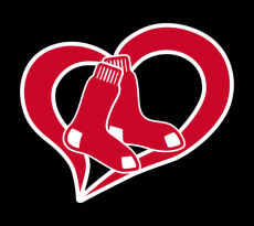 Boston Red Sox Heart Logo custom vinyl decal