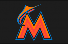 Miami Marlins 2016-2018 Batting Practice Logo custom vinyl decal
