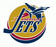 Janesville Jets 2009 10 Primary Logo custom vinyl decal