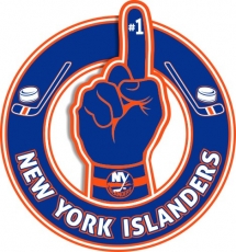 Number One Hand New York Islanders logo custom vinyl decal