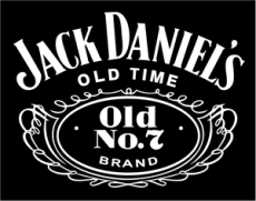 Jack Daniels brand logo 01 custom vinyl decal