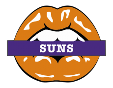 Phoenix Suns Lips Logo custom vinyl decal