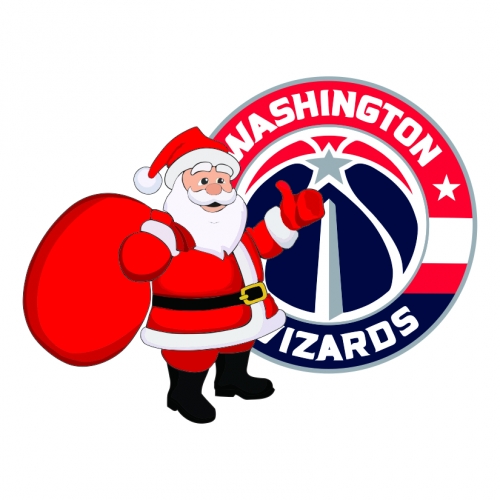 Washington Wizards Santa Claus Logo custom vinyl decal
