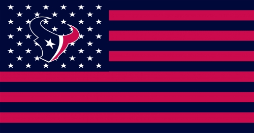 Houston Texans Flag001 logo heat sticker