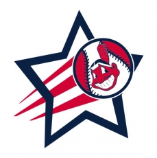Cleveland Indians Baseball Goal Star logo heat sticker