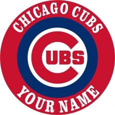 Chicago Cubs Customized Logo custom vinyl decal