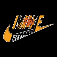 Phoenix Suns Nike logo custom vinyl decal