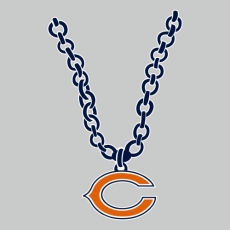 Chicago Bears Necklace logo custom vinyl decal